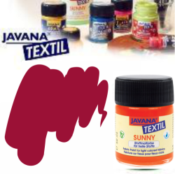 Fabric paint Javana dark light textile  50ml - 17 bordeaux