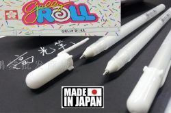 Gel pen Reminisce 0.8 mm, white