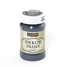 Боя за декорация Soft Paint 100 мл - графитено сиво 21641