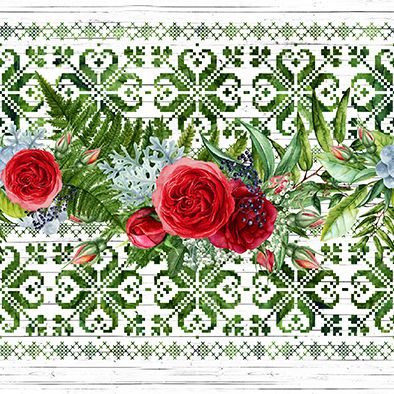 Design Paper Where the Roses Grow 30x30 cm - FFC2001-13