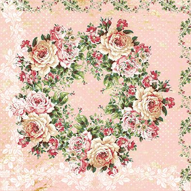 Design Paper Iced Rose Garden 30x30 - MAD2001-11