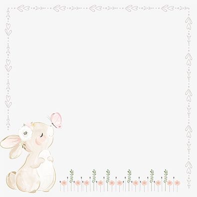 Design Paper Cute Little Bunny 30x30 - CREA2001-06