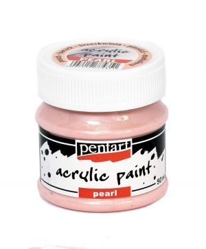 Acrylic paint metallic 50 ml - peach 3533