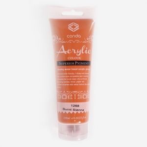 Acrylic paint 120ml - burnt sienna A1268