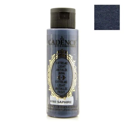 Акрилна боя Cadence metallic 70 ml saphire 6160