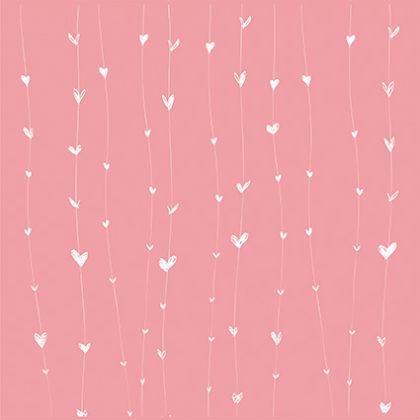 Design Pattern Hearts&Love 30x30 - CREA2301-03