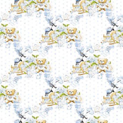 Sheet Design Paper Baby Boy 30x30 cm - K2202-16