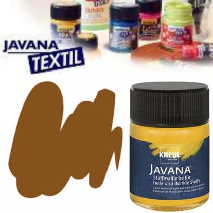 Fabric paint Javana dark textil 50ml - 59 brown