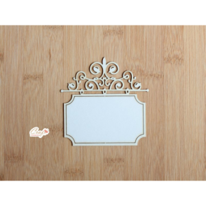 Frame vintage plaque