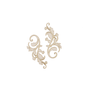 Ornament with swirls