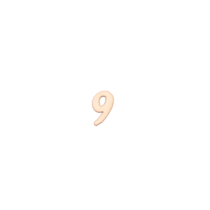 Italic - number 9