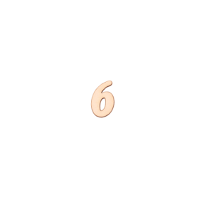 Italic - number 6