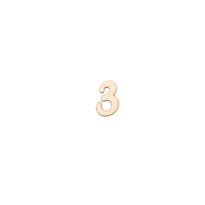 Italic - number 3