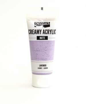 Creamy acrylic paint matte 60 ml - lavender