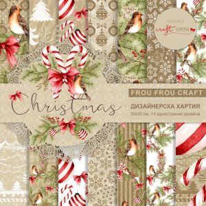 Design paper Christmas 12"x12"