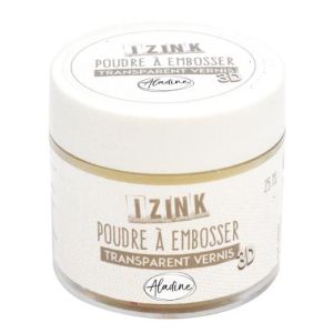 ALADINE EMBOSSING POWDER 25ml transparent vernis