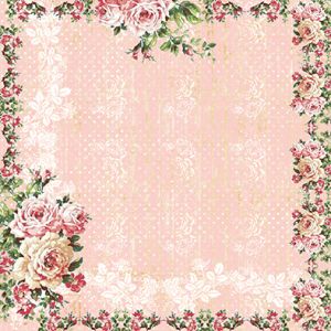 Design Paper Iced Rose Garden 30x30 - MAD2001-13