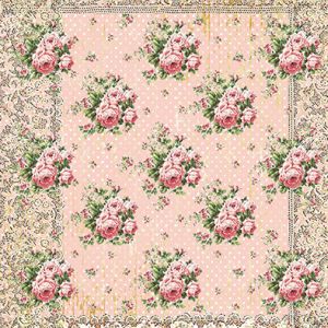 Design Paper Iced Rose Garden 30x30 - MAD2001-09