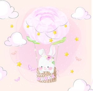 Design Paper Cute Little Bunny 30x30 - CREA2001-01