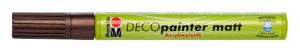 Matte acrylic marker 3-4 mm  - Deco Painter Marabu copper 087