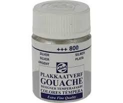 Guache Talens 16 ml -  silver  800