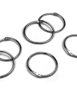 Album metal rings 30mm - silver ID0747