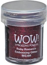 EMBOSSING POWDER 25ml - ruby romance