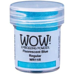 EMBOSSING POWDER 25ml - fluorescent blue