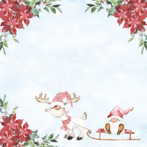 Design Paper Christmas Gnomes 30x30 - CREA2004-12