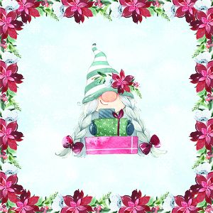 Design Paper Christmas Gnomes 30x30 - CREA2004-16