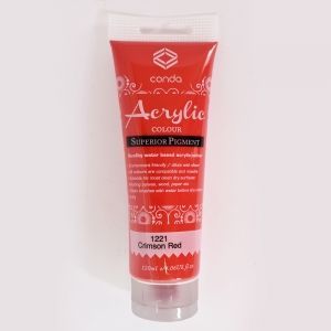 Acrylic paint 120ml - crimson red A1221