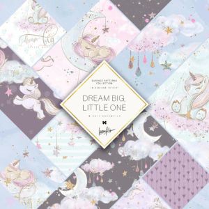 Дизайнерска хартия Dream Big Little One 20x20 cm - K210120