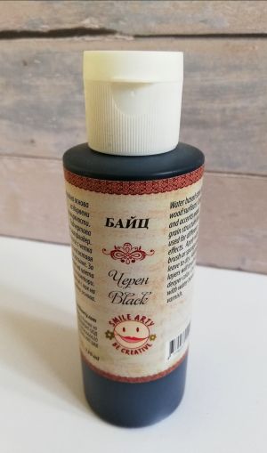 Wood stain 120 ml - black