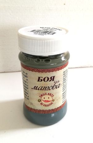 Acrylic matt paint  Smile Arty 100 ml - slate  grey