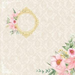 Design Paper Christening Girl 30x30 - CREA2202-03