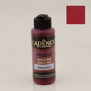 Acrylic paint  Cadence Premium 120 ml bordo 2000