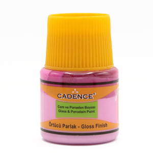 Paint for glass and ceramics Cadence 45 ml- deep rose metalic CV70