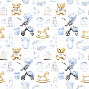 Sheet Design Paper Baby Boy 30x30 cm - K2202-11