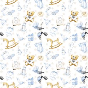 Sheet Design Paper Baby Boy 30x30 cm - K2202-05