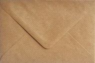 Kraft Paper Envelopes: C6: 114 x 162 mm: Ribbed